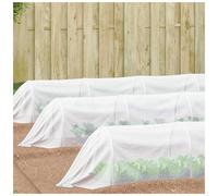 Insect Net White 2x10m Polyethylene Garden Plant Pest Barrier Durable Indoor