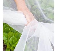 Insect Netting Mesh ， Garden Netting Plants Vegetables Fruits Flowers Protection Insects Birds White Multiple Sizes(1.2x20m/3.9x65.6ft)