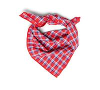 Insect Repellant Dog Bandana for Protecting Dogs from Fleas, Ticks, and Mosquitoes, Poppy Plaid, Small-Medium