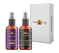 Insect Repellent Body Spray 2 Pack Gift Box Set | Citronella & Lemongrass 10ml and Lavender & Tea Tree 10ml