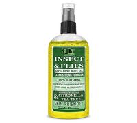 Insect Repellent with CITRONELLA & Tea Tree Essential Oil Repellent Against Mosquitoes, Biting Insects, Flies and Ticks for Body Oil Deet Free (100ml Cap)