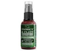 Insect Repellent with CITRONELLA & Tea Tree Essential Oil Repellent Against Mosquitoes, Biting Insects, Flies and Ticks for Body Oil Deet Free (10ml Spray)