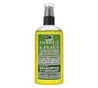 Insect Repellent with Eucalyptus & Peppermint Essential Oil Repellent Against Ants, Beetles, Fleas, Flies, Plant Lice, Moths, Snails and Spiders for Body Oil Deet Free (50ml Spray)