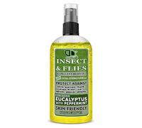 Insect Repellent with Eucalyptus & Peppermint Essential Oil Repellent Against Ants, Beetles, Fleas, Flies, Plant Lice, Moths, Snails and Spiders for Body Oil Deet Free (100ml Spray)