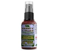 Insect Repellent with Lavender & Tea Tree Essential Oil Repellent Against Chiggers (Red Bugs) Fleas, Moths, Ticks, Mosquitos and Cutworms for Body Oil Deet Free (10ml Spray)