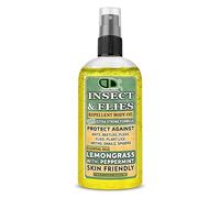 Insect Repellent with Lemongrass & Peppermint Essential Oil Repellent Against Ants, Beetles, Fleas, Flies, Plant Lice, Moths, Snails & Spiders for Body Oil Deet-Free (50ml Spray)