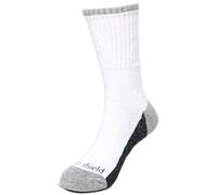 Insect Shield Kids Sport Crew Sock, Padded Athletic Crew Socks With Odorless & Invisible Permethrin Insect & Tick Protection, White, Youth Large