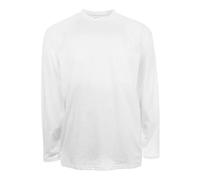 Insect Shield Men's UPF Dri-Balance Long Sleeve Pocket Tee, White, Small