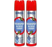 Insect Spray 2 x 400ml - Powerful Protection Against Flies, Mosquitoes, Moths & Midges - Fast-Acting Indoor Fogger - Flying Insect Killer Spray