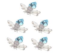 Insect Themed Brooch Pins Blouse Lapel Sewing Clasps for Clothing Scarf Jacket Retro Shawl Collar Clips Blanket Bee Pin Copper