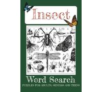 Insect Themed Word Search Book: Word Searches with Easy-to-Read Print about Insects, Insect types, Bugs and more | 6x9 inches, 110 pages, 50+ puzzles… Gift for Holidays, Relaxation and Free Time.
