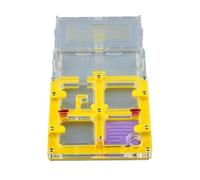 Insect Villa Acrylic Ant Farm Diy Family Study Ant Behavior Ant Castle Moisturizing Natural Eco Display Box Mania House(Yellow)