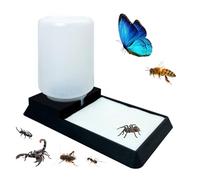 Insect Water Feeder,Spider Water Dispenser,Bug Watering Station,Bee Water Feeder,For Spiders,Tarantulas, Praying Mantises,Scorpions, Crickets,Ants and Other Small Animal Enclosure Accessories,16.91oz.