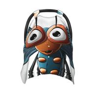 Insect Wings Eyes Baby Car Seat Canopy Cover, Multi Use Breathable Nursing Breastfeeding Covers for Mom Soft Stroller Sun Shade Newborn Shower Gift