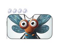 Insect Wings Eyes Car Windshield Sun Shade Foldable Car Sun Shade Front Windshield Sunshade Windshield Cover Reflective Sun Visor Keep Your Vehicle Cool for Most Sedans SUV Truck