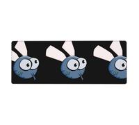 Insect Wings Eyes Cartoon Mouse Pad 12x31.5in Extended Gaming Surface