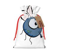 Insect Wings Eyes Cartoon Printing 4.7x6.9 In Christmas Bag With Drawstring,Ideal For Adults To Wrap Gifts For Christmas Halloween