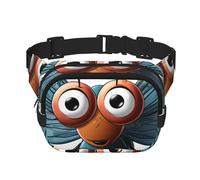 Insect Wings Eyes Fanny Pack Fashion Belt Bag Lightweight Waist Pouch With Adjustable Strap Crossbody Bags For Women Travel Sports Running