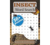 Insect Word Search Book For Adults, Seniors and Teens: Word searches with easy to read print about Insects, Bugs, and Creepy-crawlies | 6x9 inches, ... Gift for Vacation, Holidays, and Relax Times