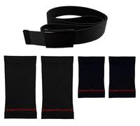 InsectGuard Tick Gaiters - Permethrin Treated, Ticks, Mosquitoes, Flies & More Insect Repellent, Unisex Adult, (Black/Black) Complete Package 3