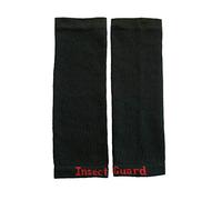 InsectGuard Tick Gaiters - PullOn Permethrin Treated, Ticks, Mosquitoes, Flies & More Insect Repellent, Unisex Adult, (Black XW), 10 Inch Long Pair