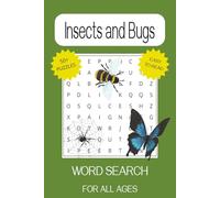Insects And Bugs Word Search Puzzle Book: Word Searches with Easy to Read Print about Insects and Bugs, Ants, Spiders, Bees and More | 6x9 inches, ... Gift for Vacations, Holidays and Free Times