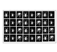 Insects Animals and Birds Tattoo Glitter Stencils Collection (Spider Tattoo Stencils)