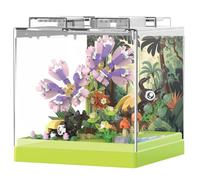 Insects Flower Bouquet Building Set - Mini Building Blocks Flowers Plants Decor with Dust Cover (04)