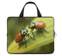 Insects Love Laptop Sleeve Ultra-Thin, Lightweight & Waterproof 13inch Laptop Bags, Durable Neoprene Material, Portable Protective Computer Bag with Hand Strap
