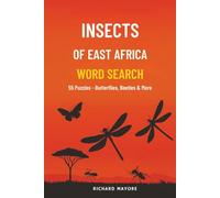 Insects of East Africa Word Search: 55 Puzzles - Butterflies, Beetles & More