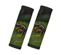 Insects on Leaves Printed Handle Cover - Highly Elastic and wear-Resistant Material, Easy to Install, a Good Travel Helper