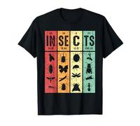 Insects Periodic Table Elements Entomologist Retro Bugs T-Shirt
