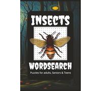 Insects Word Search Puzzle Book: Word search with easy to read print about Insects, Bugs and more | 6x9 inches, 90 pages | 40+ puzzles... Gifts for Vacations, Holidays, and free times.