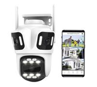 INSEETECH 8K Triple Lens Security Camera Outdoor