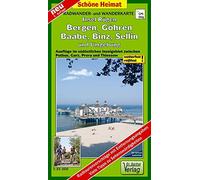 Insel Rügen: Bergen, Göhren, Baabe, Binz, Sellin und Umgebung Radwander- und Wanderkarte 1 : 35 000: Ausflüge im südöstlichen Inselgebiet zwischen Putbus, Garz, Prora und Thiessow. 1:35000