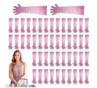 Insemination Gloves - Veterinary Extra Long Sleeve Full Arm 33.4 Inch | 50 Piece Dressing & Evisceration Gloves for Household Cleaning, Field Dressing, Work