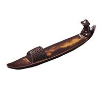 Insence Burner Holder, Modern Incense Ash Catcher Incense Stick Holder, Boat Shape Incense Burner, for Counters Meditation Room Yoga Home Office