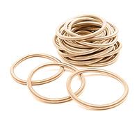 INSEOWI 10 Pieces Metal Elastic Craft Carbon Steel Wire Link Chain with Screw for H Carbon Steel Jewelry