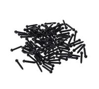 INSEOWI 100Pcs 3mm/4mm/5mm/6mm for Doll Puppet Black Pin Eyes for Han Miniature Kitchen