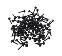 INSEOWI 100Pcs 3mm/4mm/5mm/6mm for Doll Puppet Black Pin Eyes for Han Miniature Kitchen