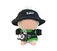 INSEOWI 1st/2nd Gen Anime Doll Sweater Hat Set with Accessory Winter Costume for Children Imaginative Play Activity Doll Outfit Roleplay Accessories