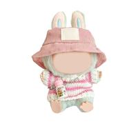 INSEOWI 1st/2nd Gen Anime Doll Sweater Hat Set with Accessory Winter Costume for Children Imaginative Play Activity Doll Outfit Roleplay Accessories