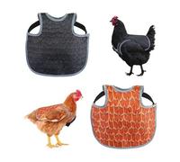 INSEOWI 2PCS Chicken Back Protectors Strong Prevent Pecking Gear Soft Cloth for Healthy Growth Waterproof Chicken Saddles Apron