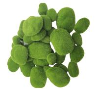 INSEOWI 40Pieces Moss Stones For Garden Terrarium Decors Creative Scene Building And Arrangements Miniature Accessories