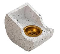 INSEOWI Arab Incenses Burners for Meditations and Home Fragrances Diffuser Resins Bows Shape Metal Ashes Tray Incenses