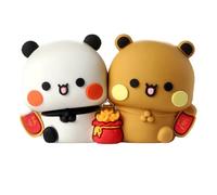 INSEOWI Colorful Car Dashboard Toy PVC Car Decorations Set Auto Decors Collection Multiple Styles for Vehicle Interior Styling Car Interior Figurines Set