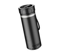 INSEOWI Double Tone Aluminum Refrigerating Glass Rechargeable Transportable Tiny Refrigerator for Car Wilderness Expeditions Tiny Travel Refrigerator Cup with Direct Current Refrigerating