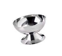 INSEOWI Expert Tall Untarnished Dessert Dish Heat Immune Simple Ice Milk Making Addition Elegant Dessert Bowl