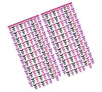 INSEOWI Halloween Bat Tassels Door Curtain Colorful PET Streamers for Festival Home Decoration Rain Silk Curtain