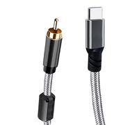 INSEOWI HIFI Type C to Digital Coaxial Auditory Cable 1m with Gold Connectors and UAC2 0 Type C Digital Sound Processor Line